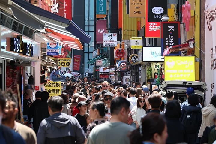 일본인 해외여행객 4명 중 1명 한국行 역대 최고