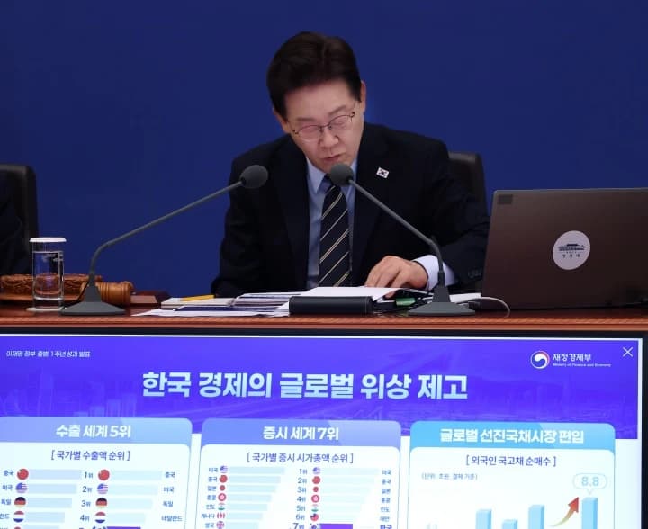 경제성장률 OECD 1위·코스피 7000 돌파