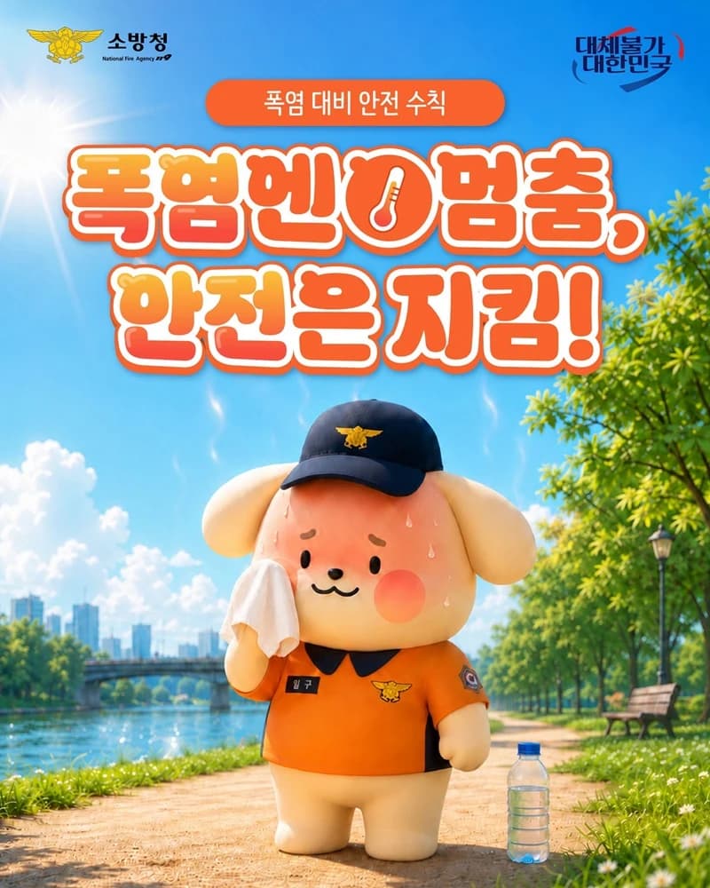폭염 대비 119구급대 1668대 기동…의용소방대 9만명 순찰