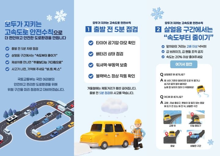 블랙아이스 상습 구간, 열선과 가변속도제한으로 잡는다