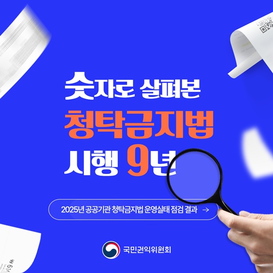 청탁금지법 9년 성과와 과제: 위반 신고부터 제재까지