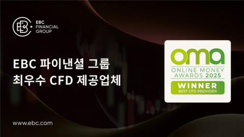 2025 OMA, CFD 시장의 '최우수 제공업체' 선정…EBC 파이낸셜 그룹의 입지